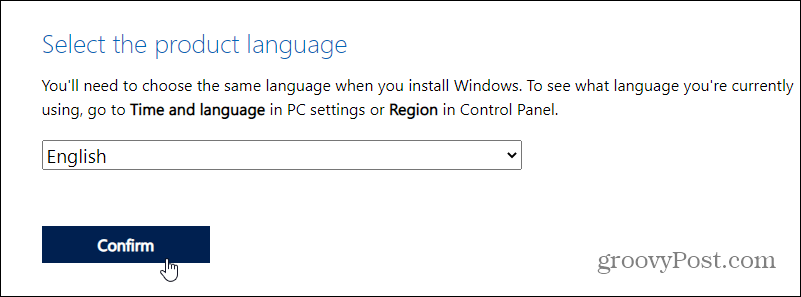 Select language for windows 11