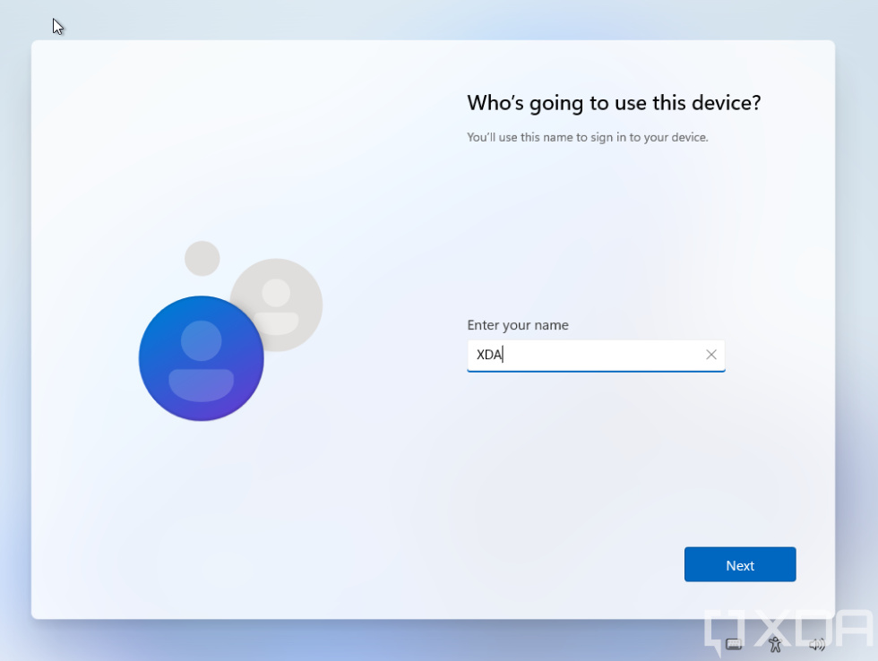Windows 11 OOBE local account maker