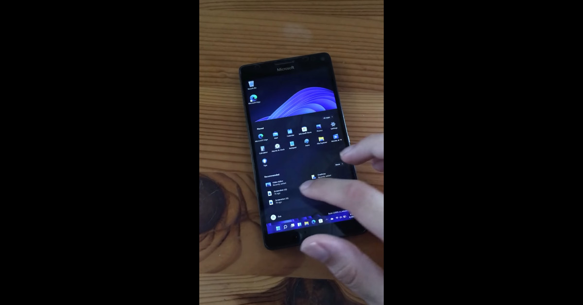 Student gets Windows 11 running on a Windows Phone – The Verge
