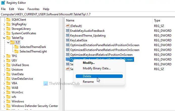 How to reset default open position in Touch Keyboard on Windows 11/10 – BollyInside