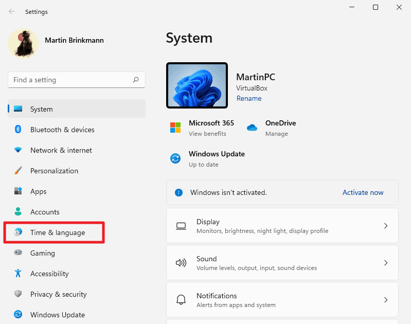 How to change the Windows 11 display language – Ghacks Technology News