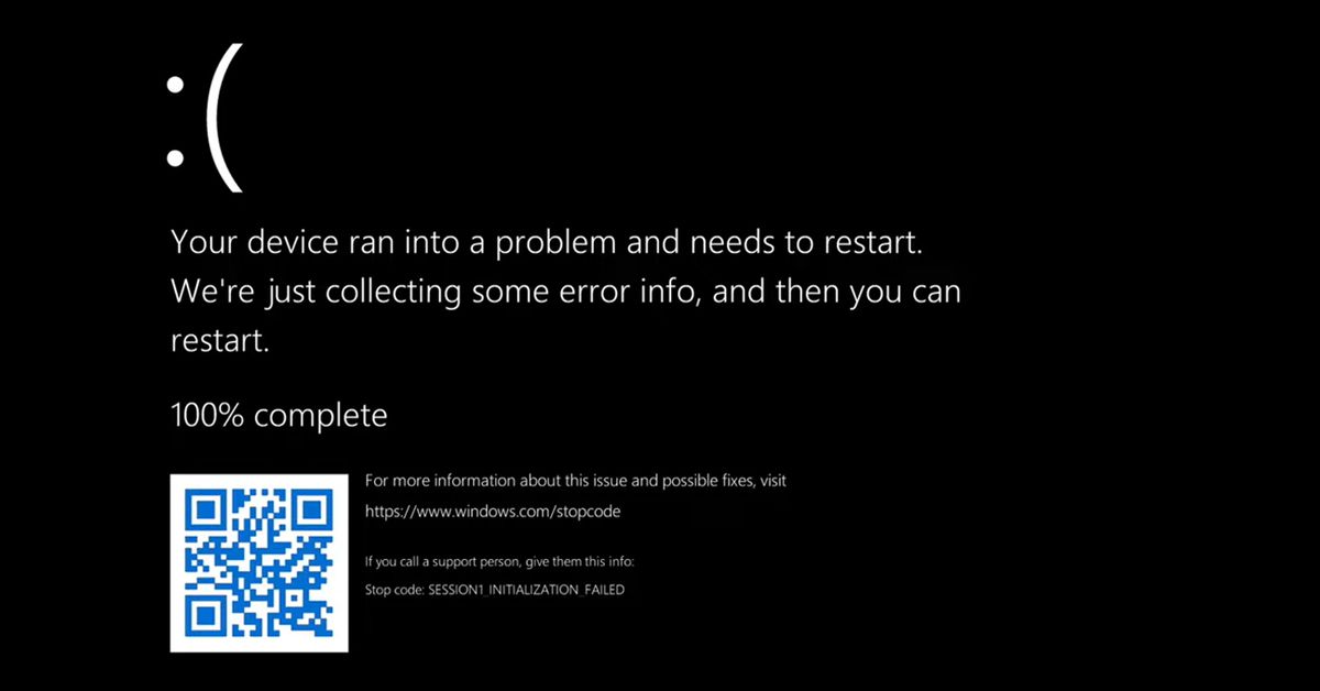 Windows 11’s Black Screen of Death is changing back to blue – The Verge