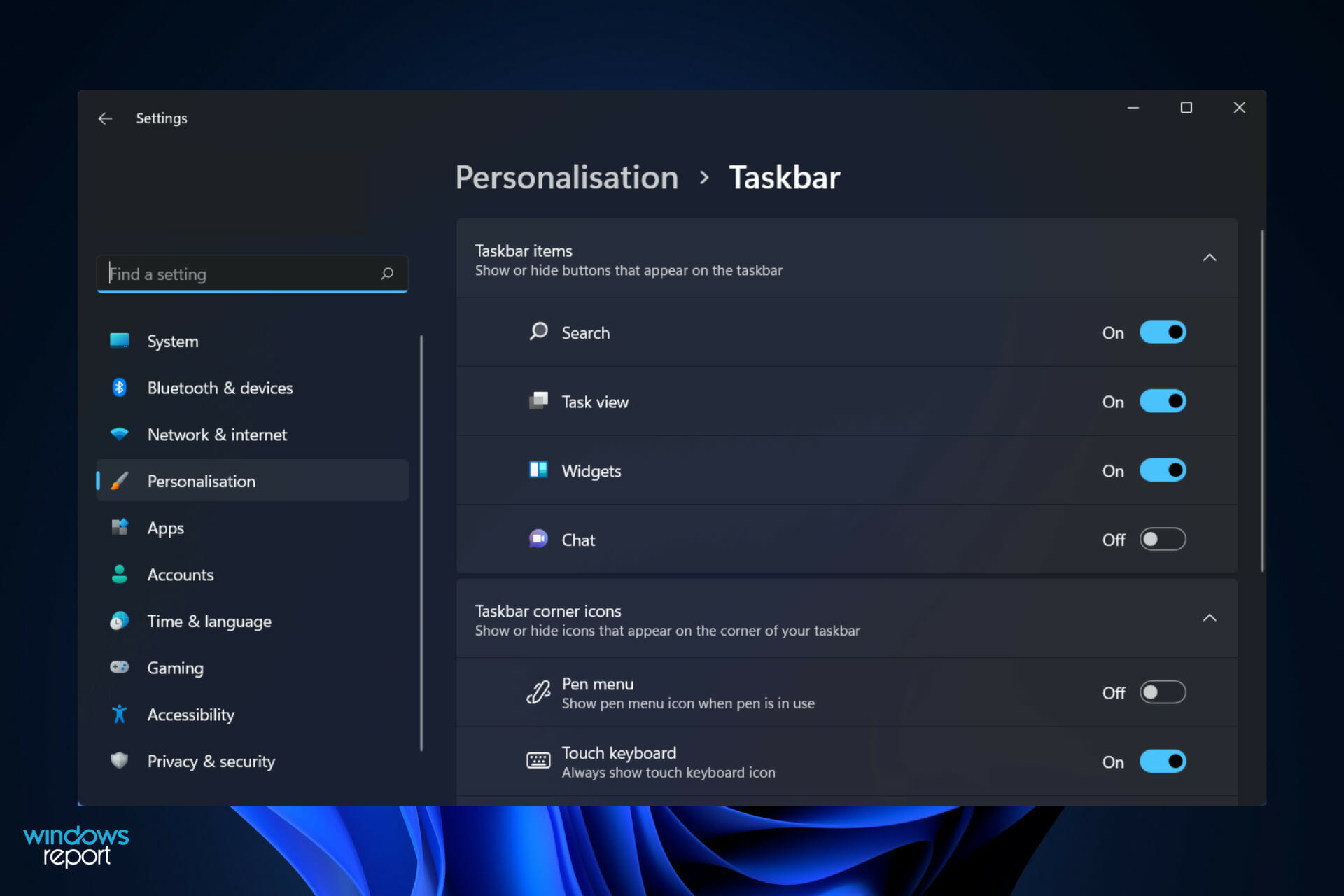 How to reset taskbar settings in Windows 11 – WindowsReport.com