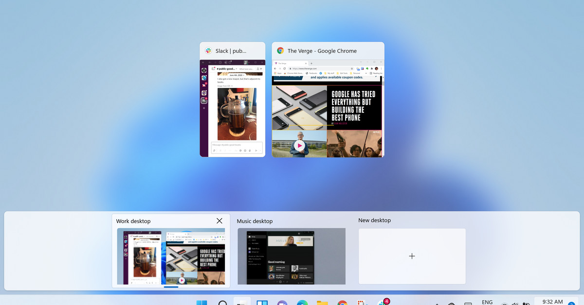 How to create virtual desktops with Windows 11 – The Verge