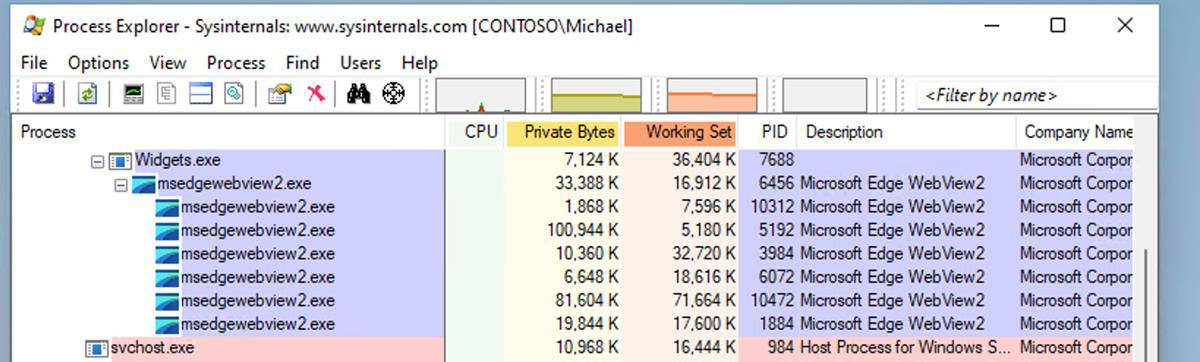 Disabling the Chat and Widgets icons in Windows 11 saves system resources