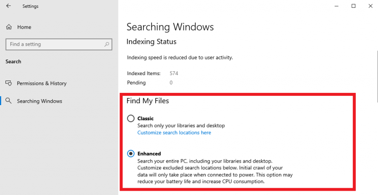 How To Hide Folders And Files From Search On Windows 10 And Windows 11 - Enhanced search on windows 10