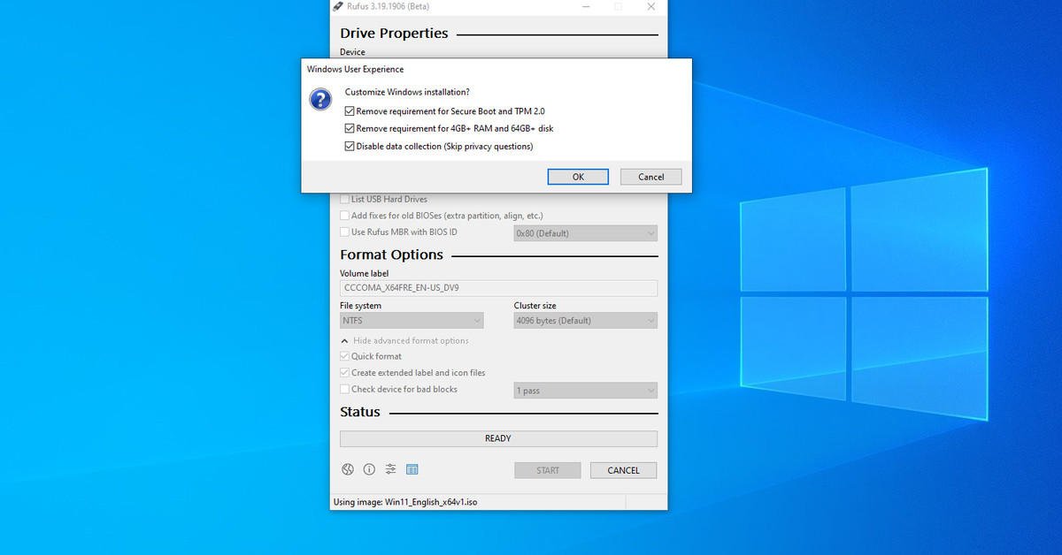 Easily skip Windows 11 Microsoft account requirements with Rufus – The Verge