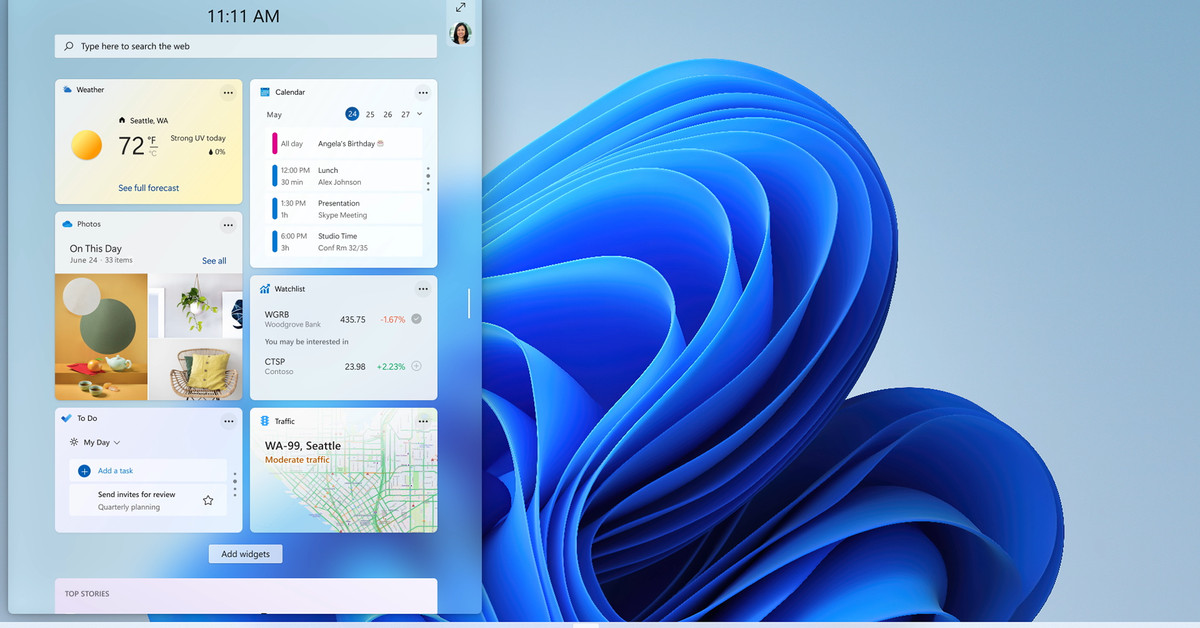 Microsoft will support third-party Windows 11 widgets later this year – The Verge