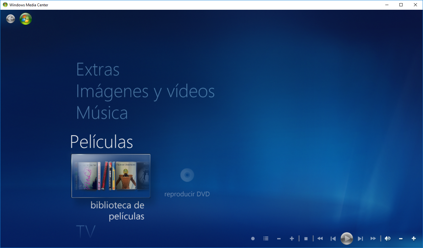 media center movies