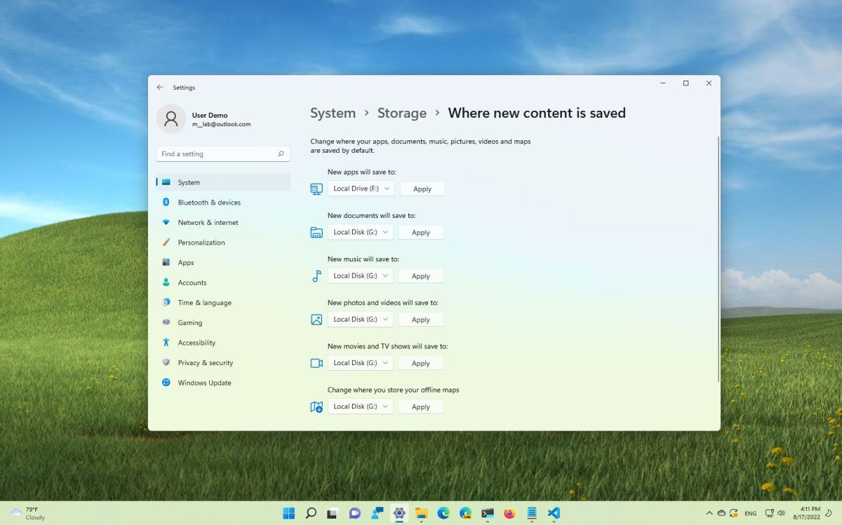 How to change where files and apps are saved by default on Windows 11 – Windows Central