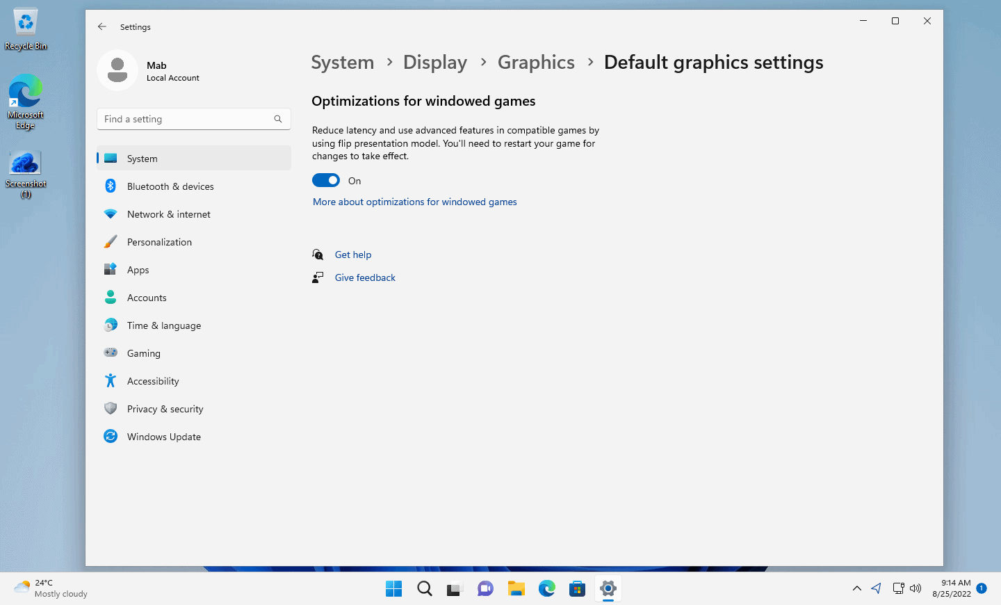 How to optimize Windows 11 for windowed games – Ghacks